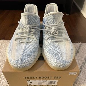 YEEZY BOOST 350 V2 mens size 7.5. Color: Cloud white reflective.